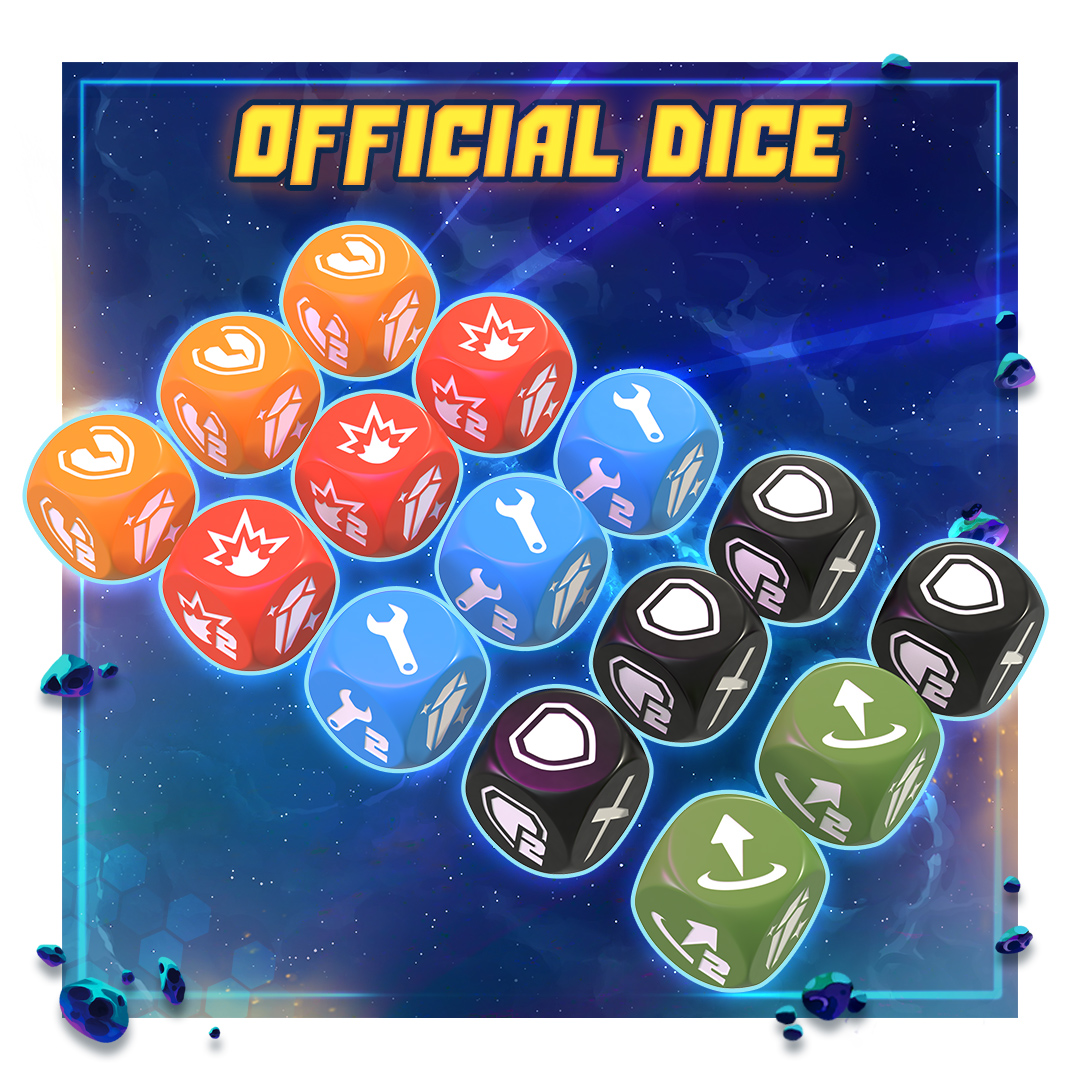 Spark Riders By Arkada Studio Official Dice Set Add On Gamefound