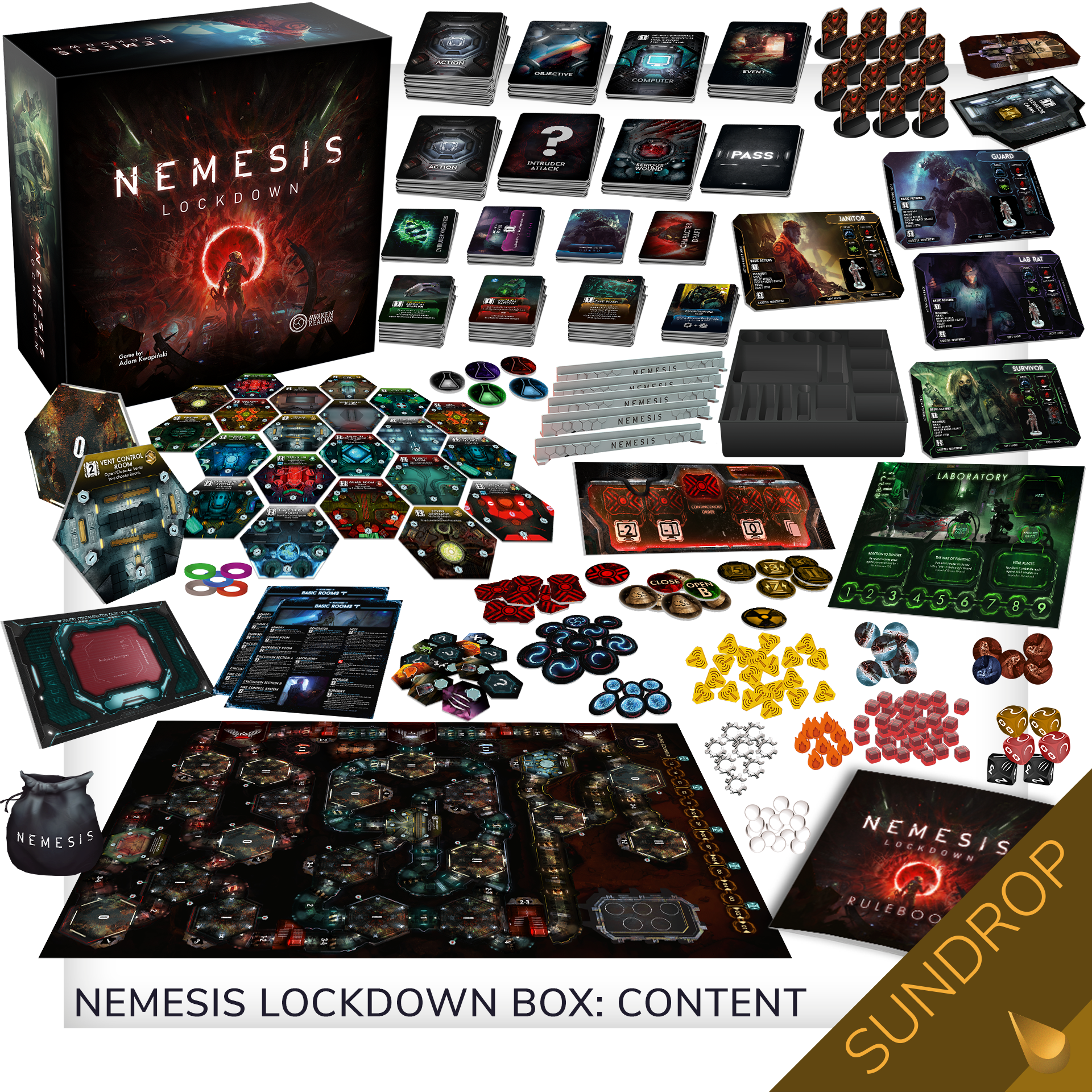 Nemesis Lockdown By Awaken Realms Lockdown Gameplay All In Sundrop