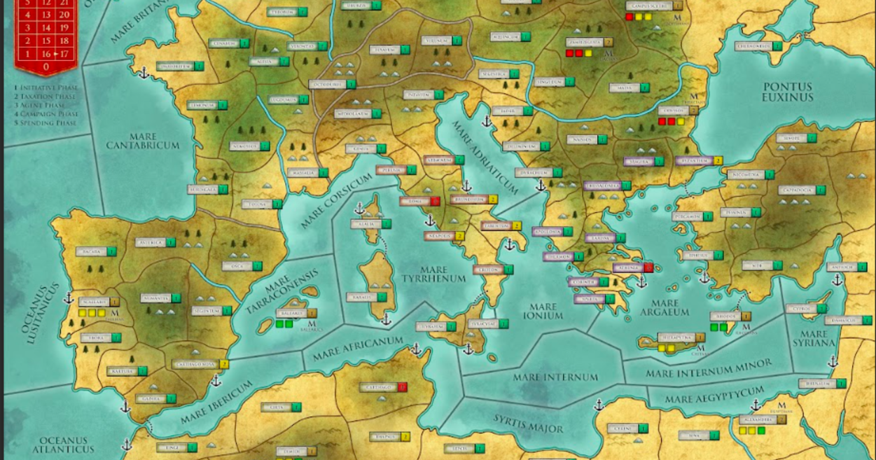 Total War Rome The Board Game By Colour Command Combat Ltd The