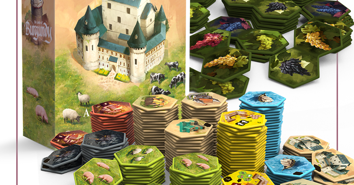 Castles Of Burgundy Special Edition By Awaken Realms Upgraded Hex