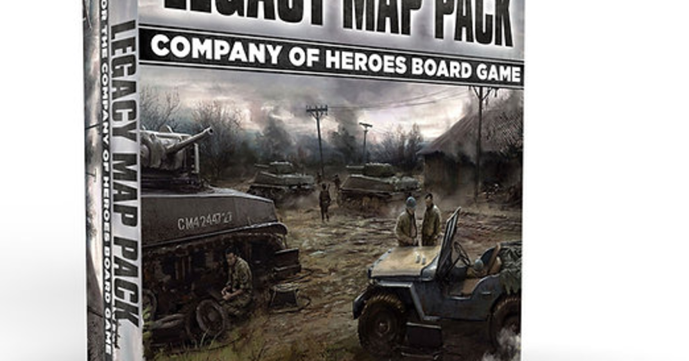 2nd Edition Company Of Heroes Board Game By Bad Crow Games Legacy Map