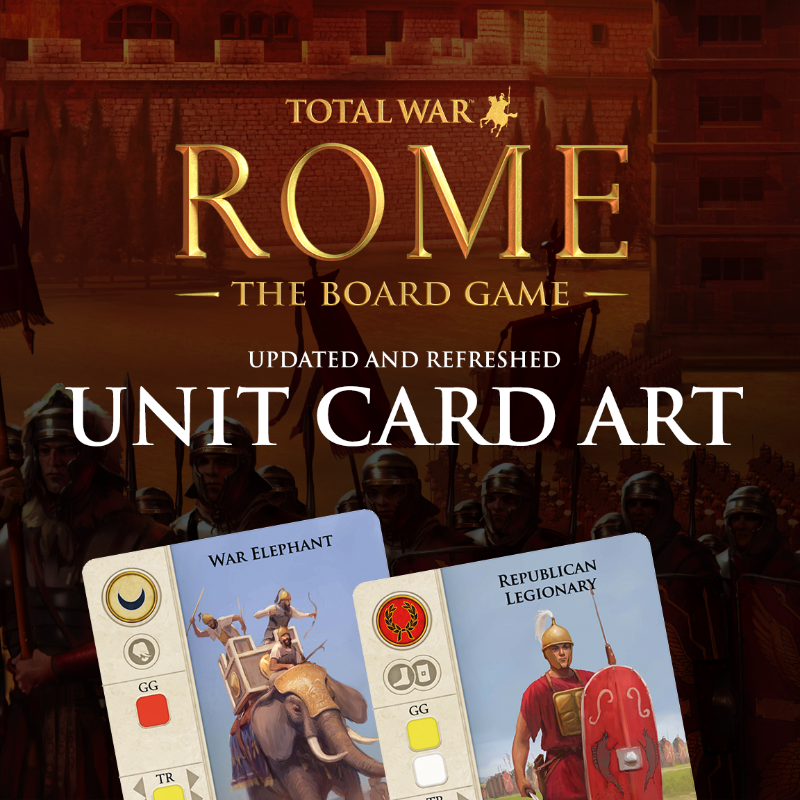 Total War ROME The Board Game By Colour Command Combat Ltd