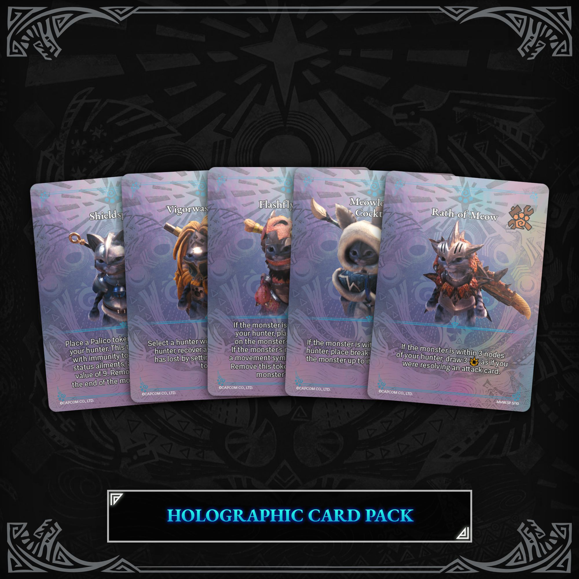 Monster Hunter World: The Board Game Holographic Card Pack