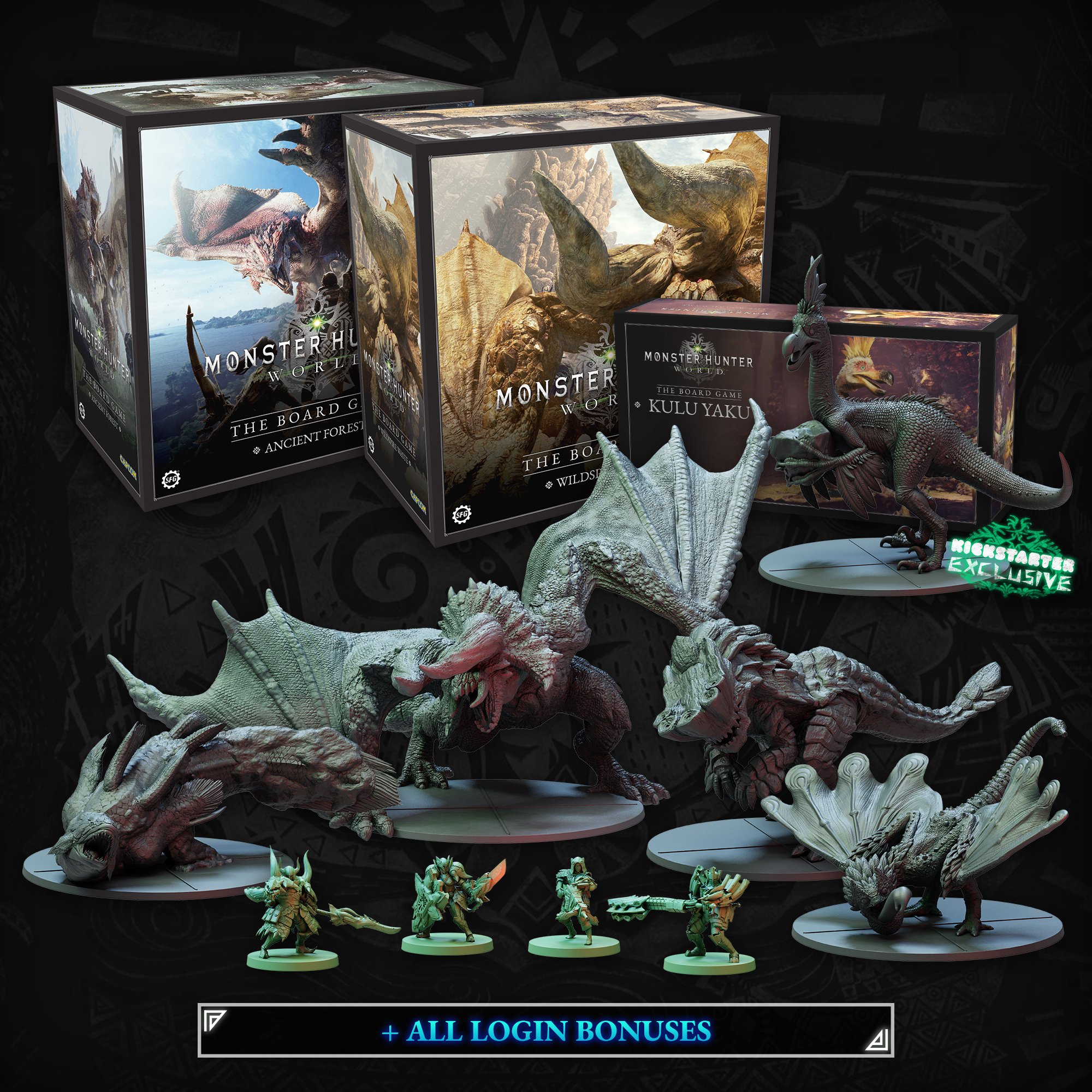 Monster Hunter World: The Board Game by Steamforged Games - Core 