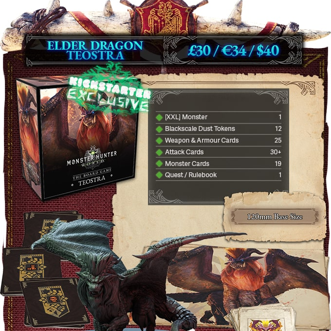 Monster Hunter World: The Board Game By Steamforged Games - Teostra ...