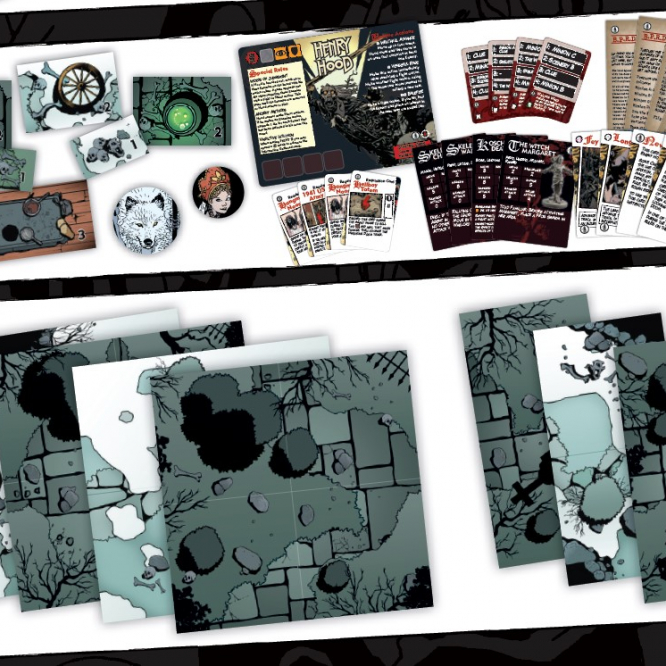 Hellboy The Board Game Expansions and Dice Game by Mantic Games