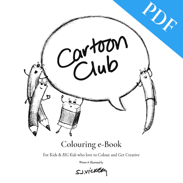 My Top 8 picks for Art supplies for cartooning - What I draw with in Cartoon  Club - SJ.Vickery Designs Ltd.