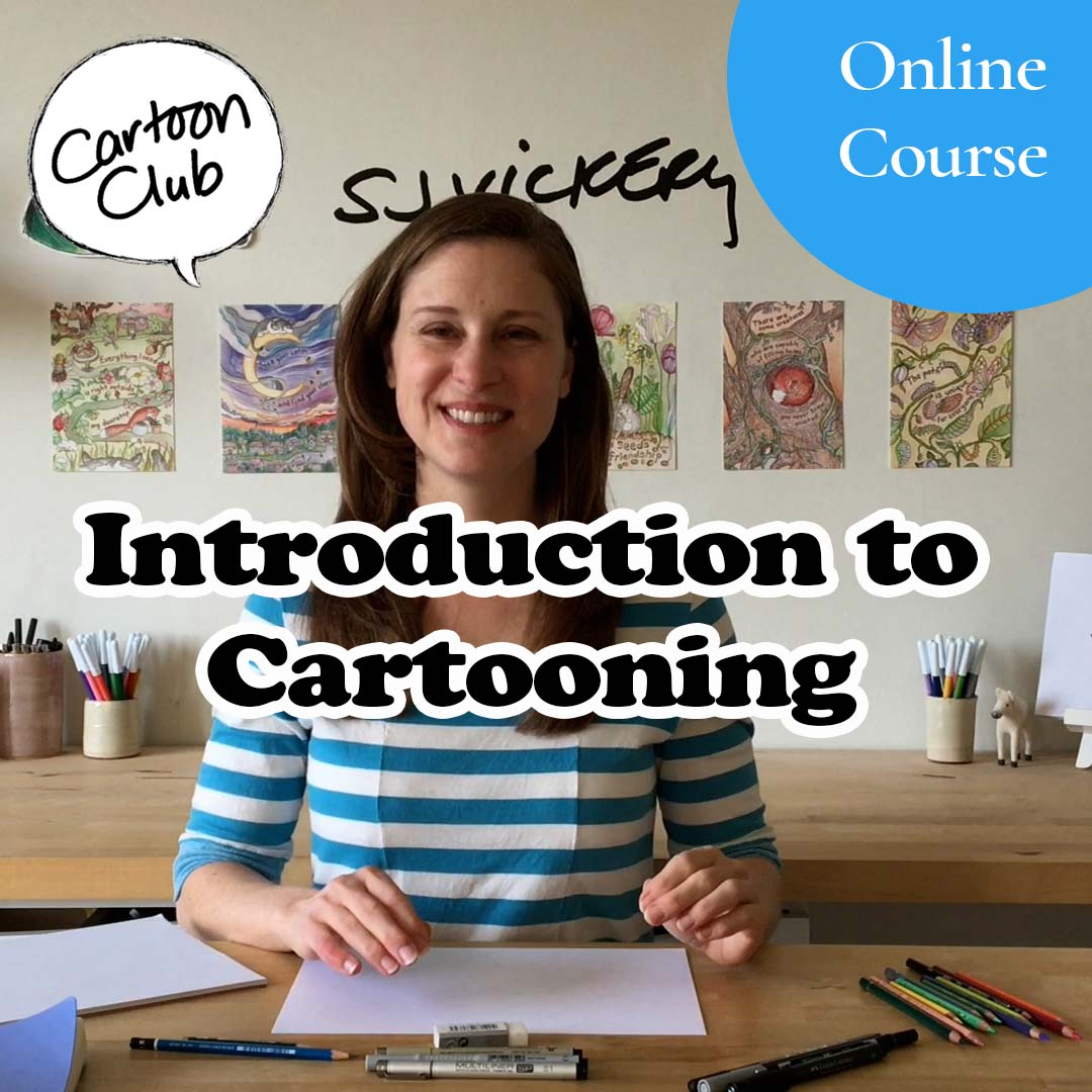 Cartoon Club by Sarah Jane Vickery - Introduction to Cartooning Online  Course - Gamefound