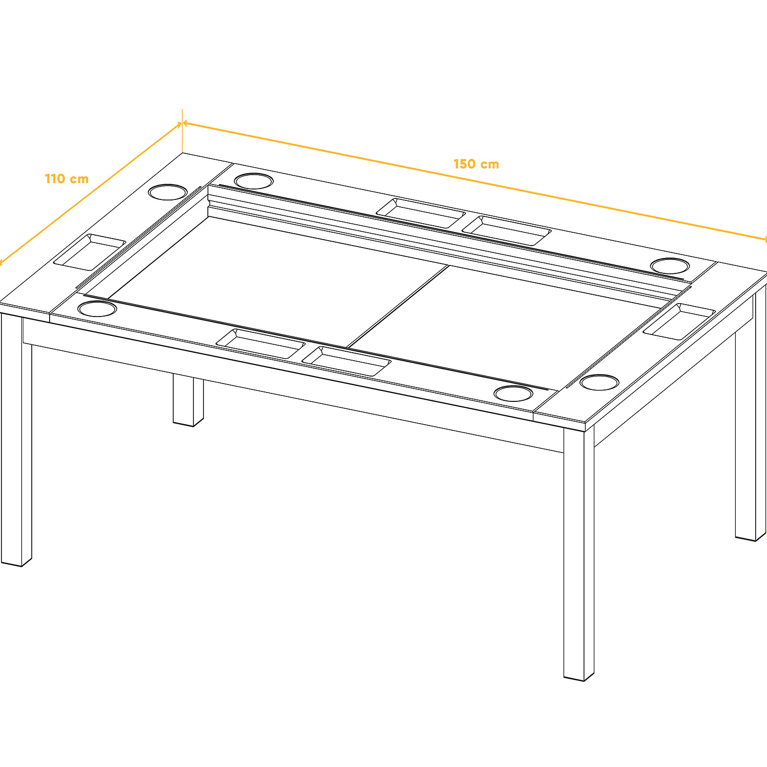 The Geeknson Bristol Board Game Table by Geeknson Team - LP - Coffee Bristol  Gaming Table - Gamefound