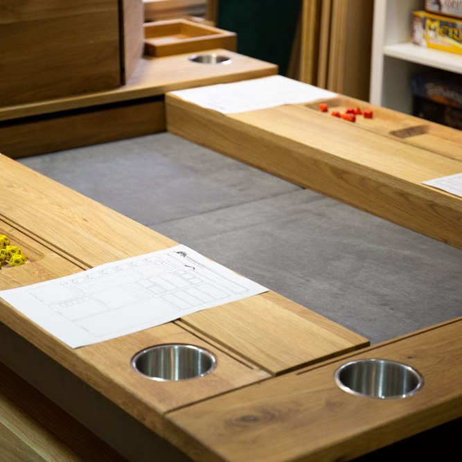 The Geeknson Bristol Board Game Table by Geeknson Team D&D Bench BT