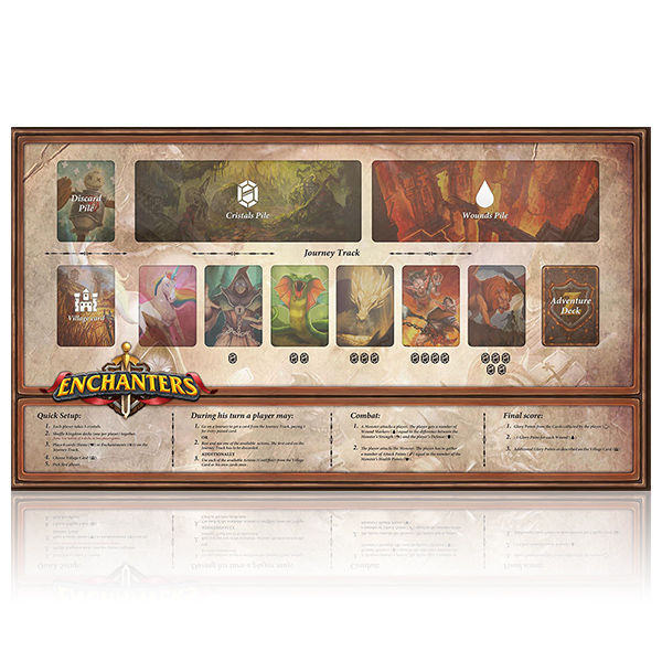 Enchanters by Gindie LudiBooster Enchant it with Game Mat & Player