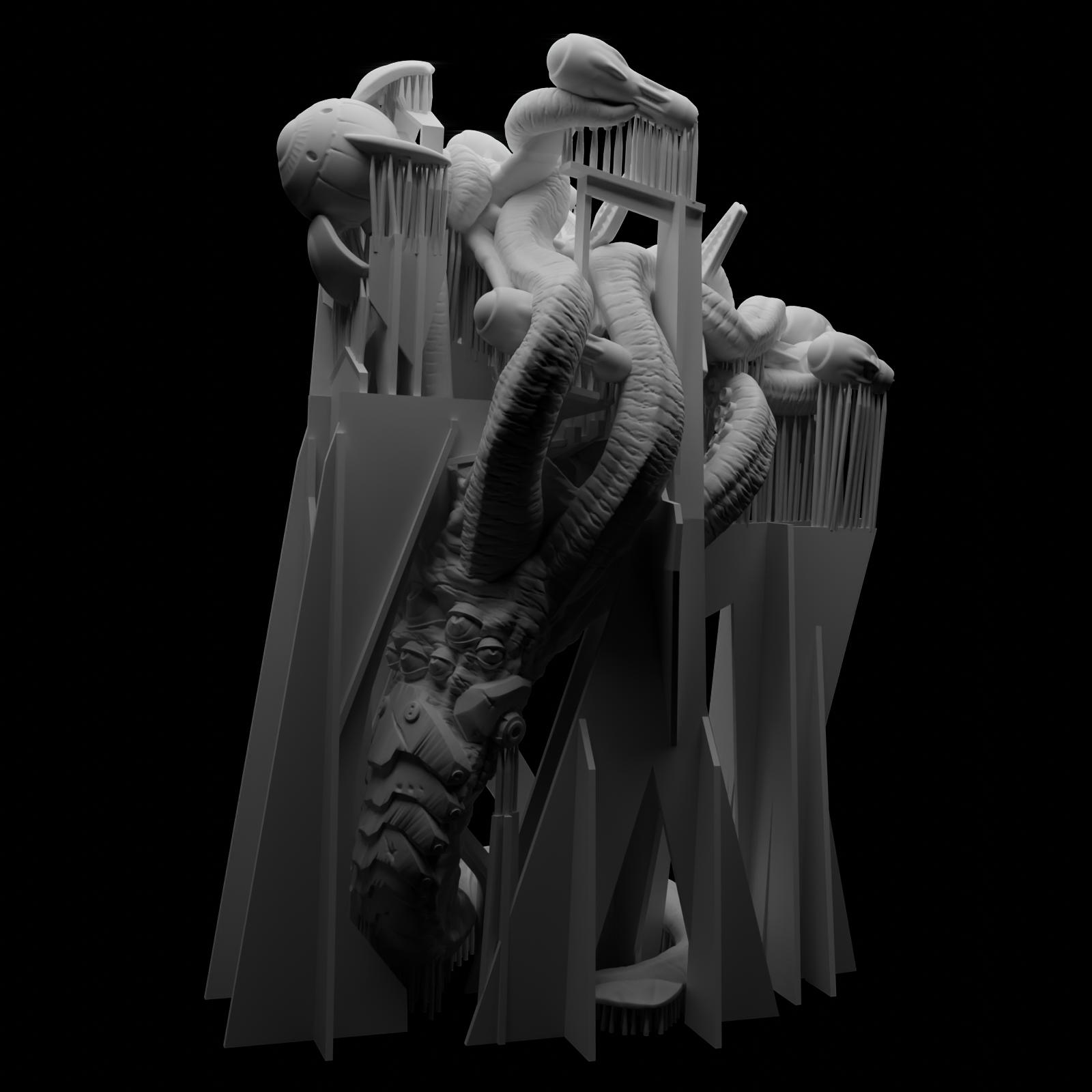 SPACE KRAKEN by 3DARTLAB - Space Kraken Sculpt, 3D download - Gamefound