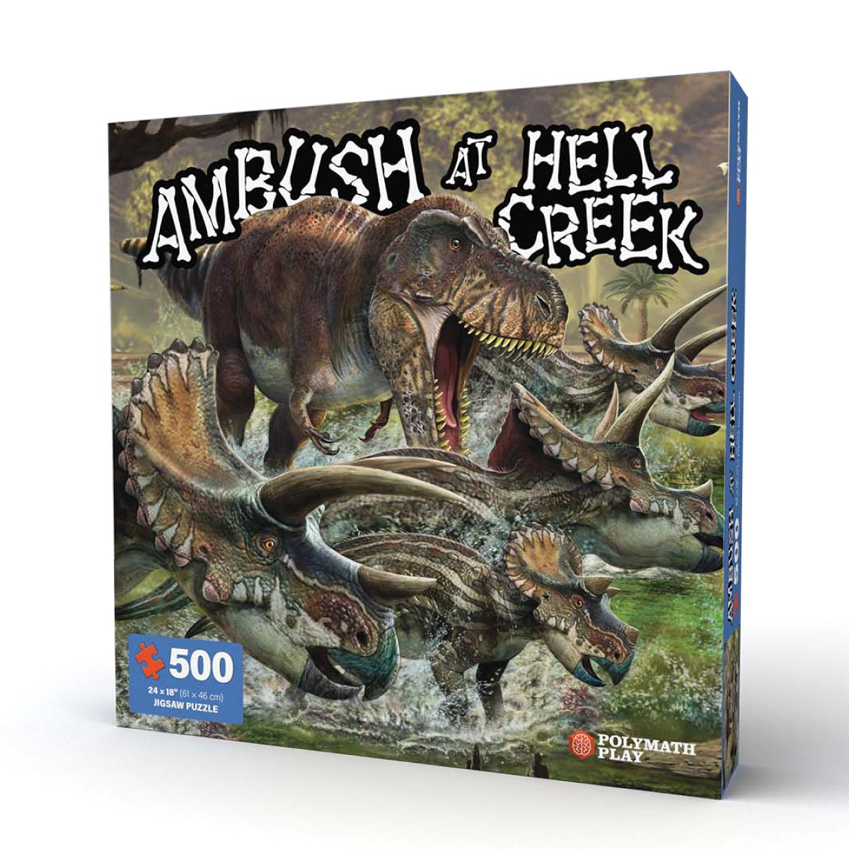 Fossil Canyon by Polymath Play - Ambush at Hell Creek 500-Piece Puzzle ...