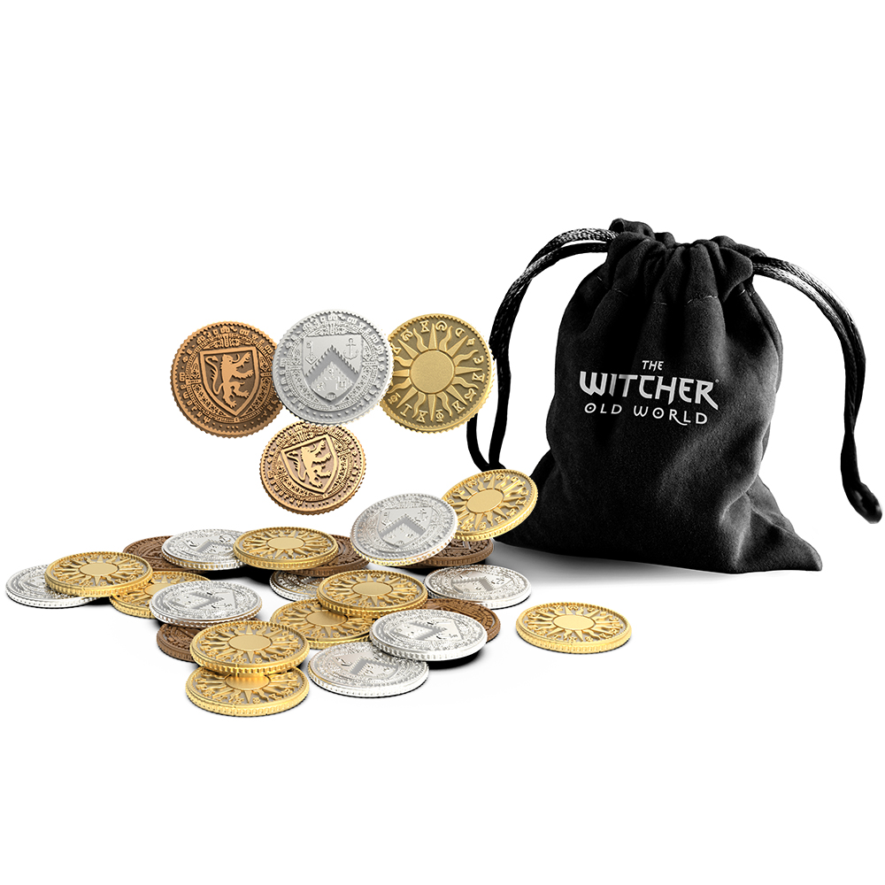 The Witcher: Old World by Go On Board - METAL COINS - Gamefound