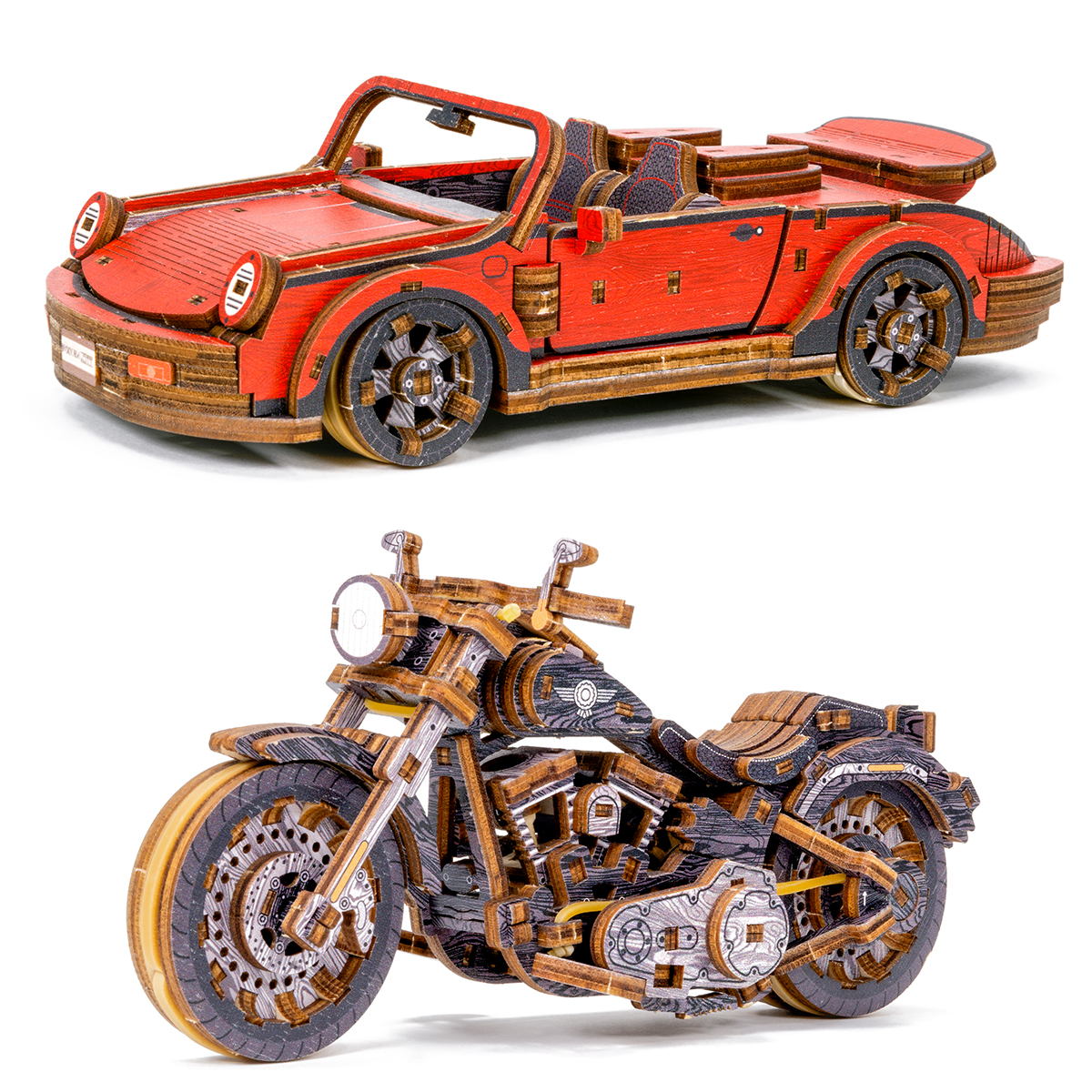 Puzzle 3d Wooden city Sport Car Edition limitée chez 1001hobbies (Réf.005)