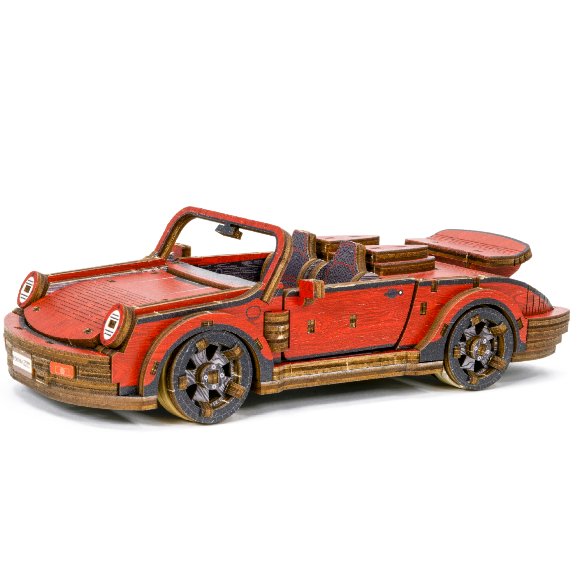 置物 WOODEN CAR Wooden Painted Mechanical Model sets - LIMITED EDITION by WOODEN