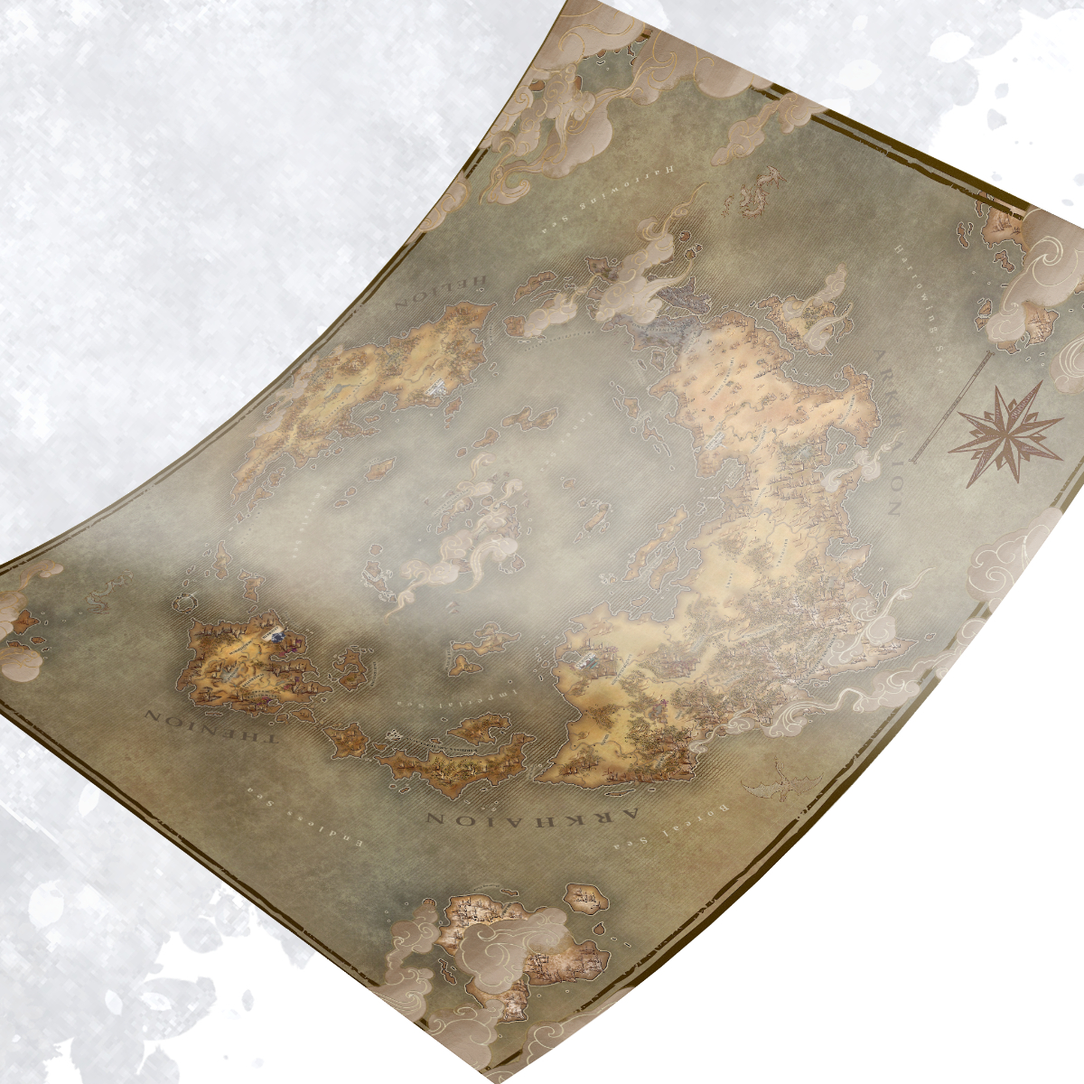 Eldfall Chronicles by Freecompany - World of Calad Map - Gamefound
