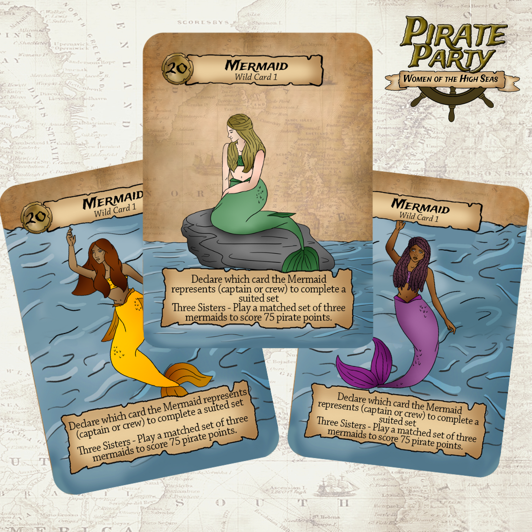 Pirate Party: Women of the High Seas by SeaportGames - Pirate Party Card  Game - Gamefound