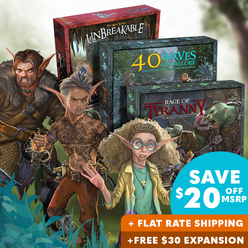 Too Many Bones Unbreakable by Chip Theory Games Unbreakable Hero