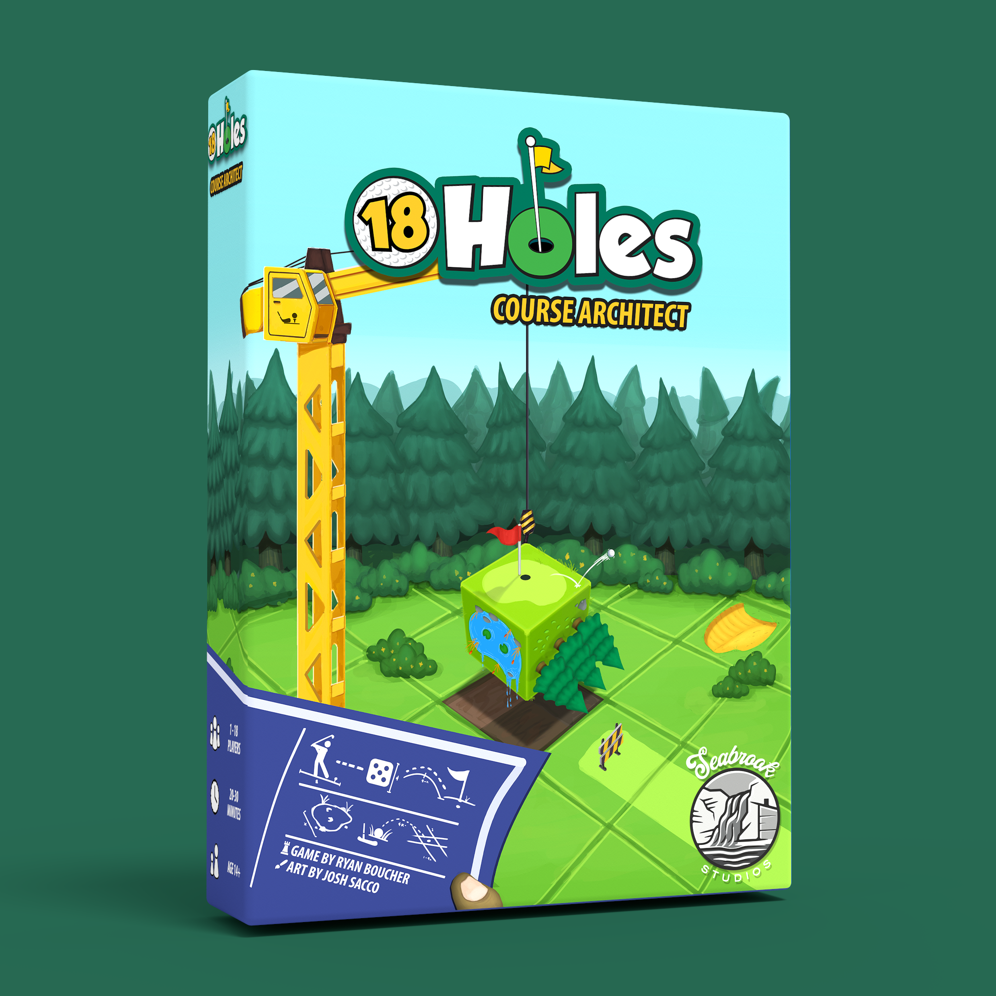 18 Holes: Reading The Greens By Seabrook Studios - 18 Holes: Course ...