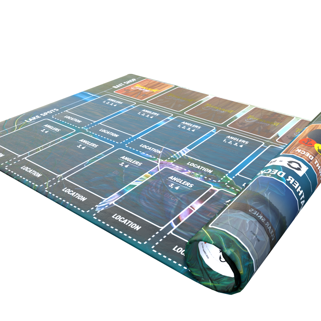 Tournament Fishing: The Deck Building Game by TGG-Games - Tournament Fishing  Playmat - Gamefound