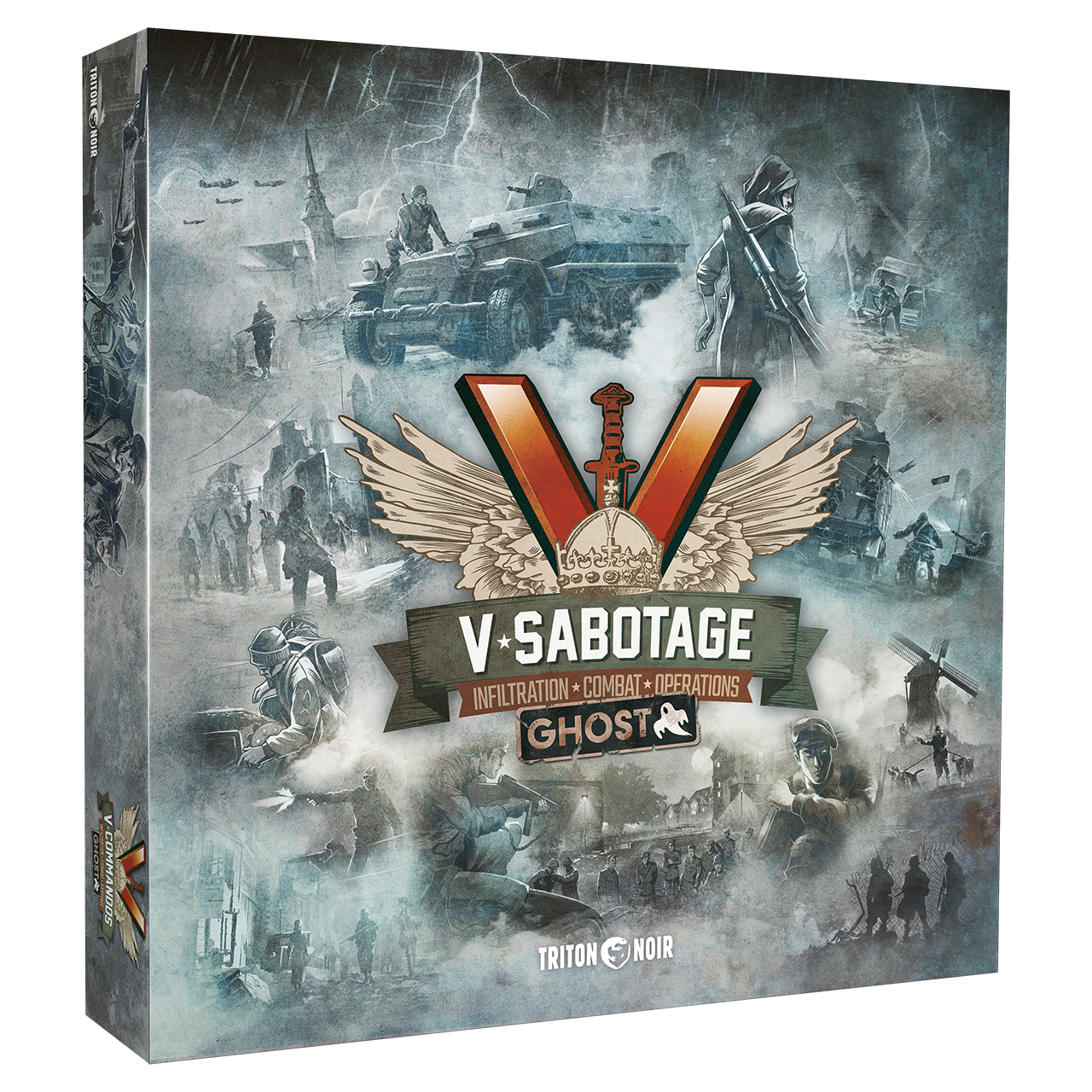 V-Sabotage Deluxe by Triton Noir - Ghost expansion - Gamefound