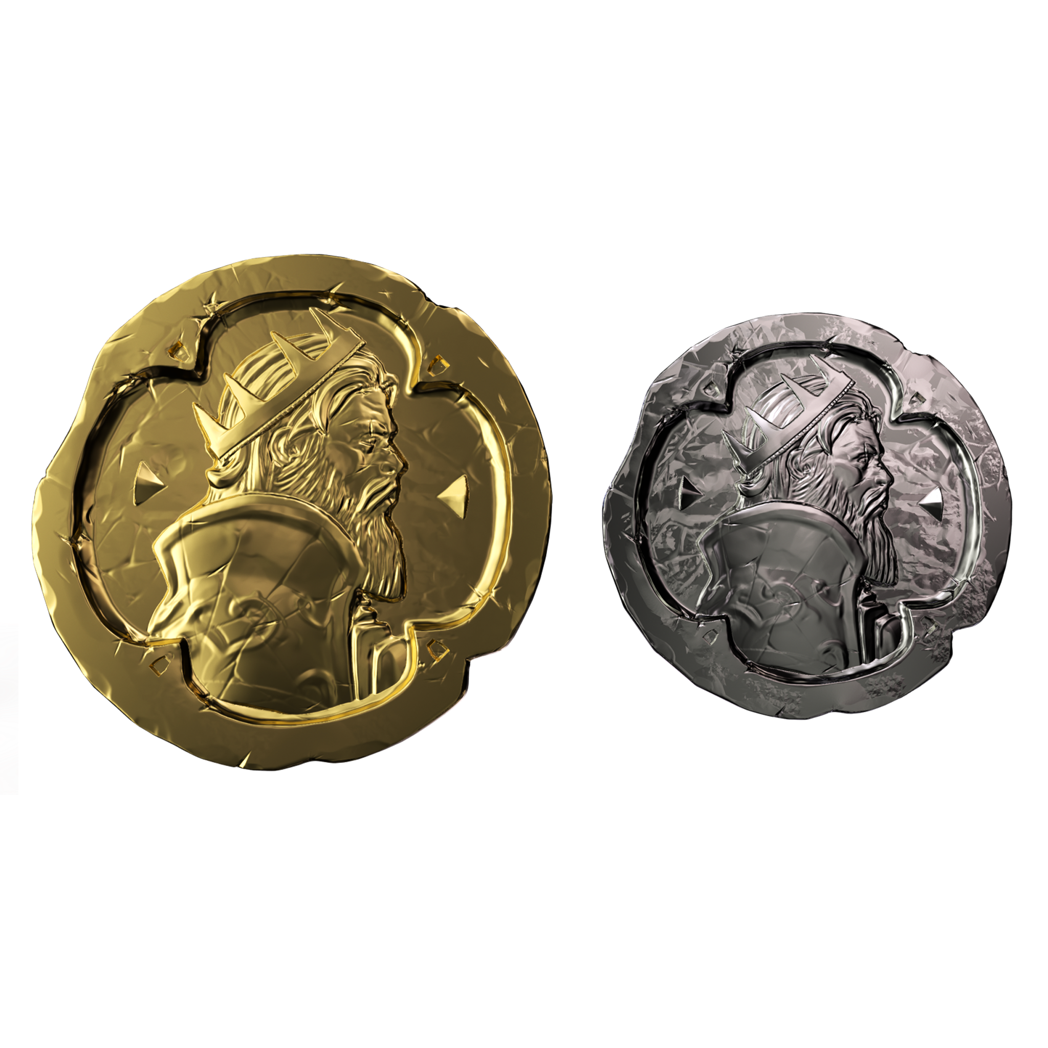 Dungeons of Infinity: Kingdom Cost by Sky Kingdom Games - Lux Armiger Coin  Set - Gamefound