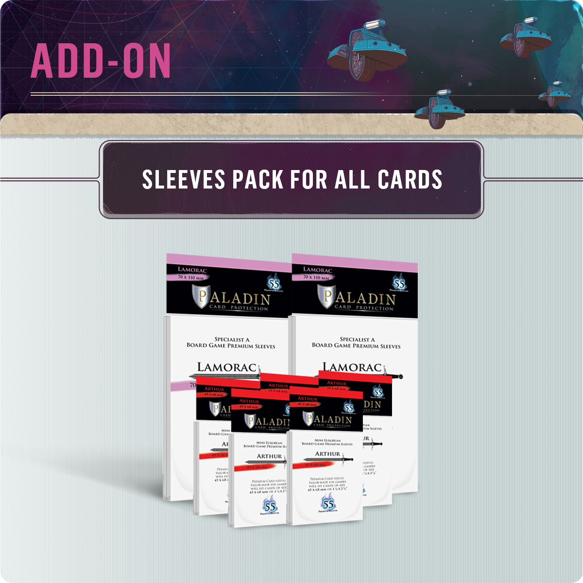 Andromeda's Edge\" Compatible Card Sleeve Bundle (8803 X 3, 8810 X 1
