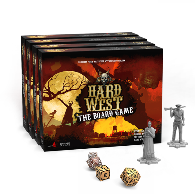 Hard West ⏤ The Board Game by Silver Lynx Games Retailers Set Gamefound
