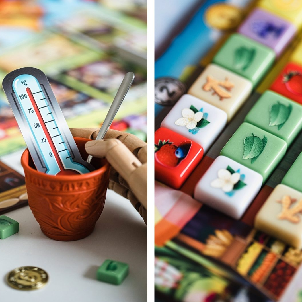 Chai Tea for 2 & Dice Trays by Steeped Games Chai Deluxe & High Tea