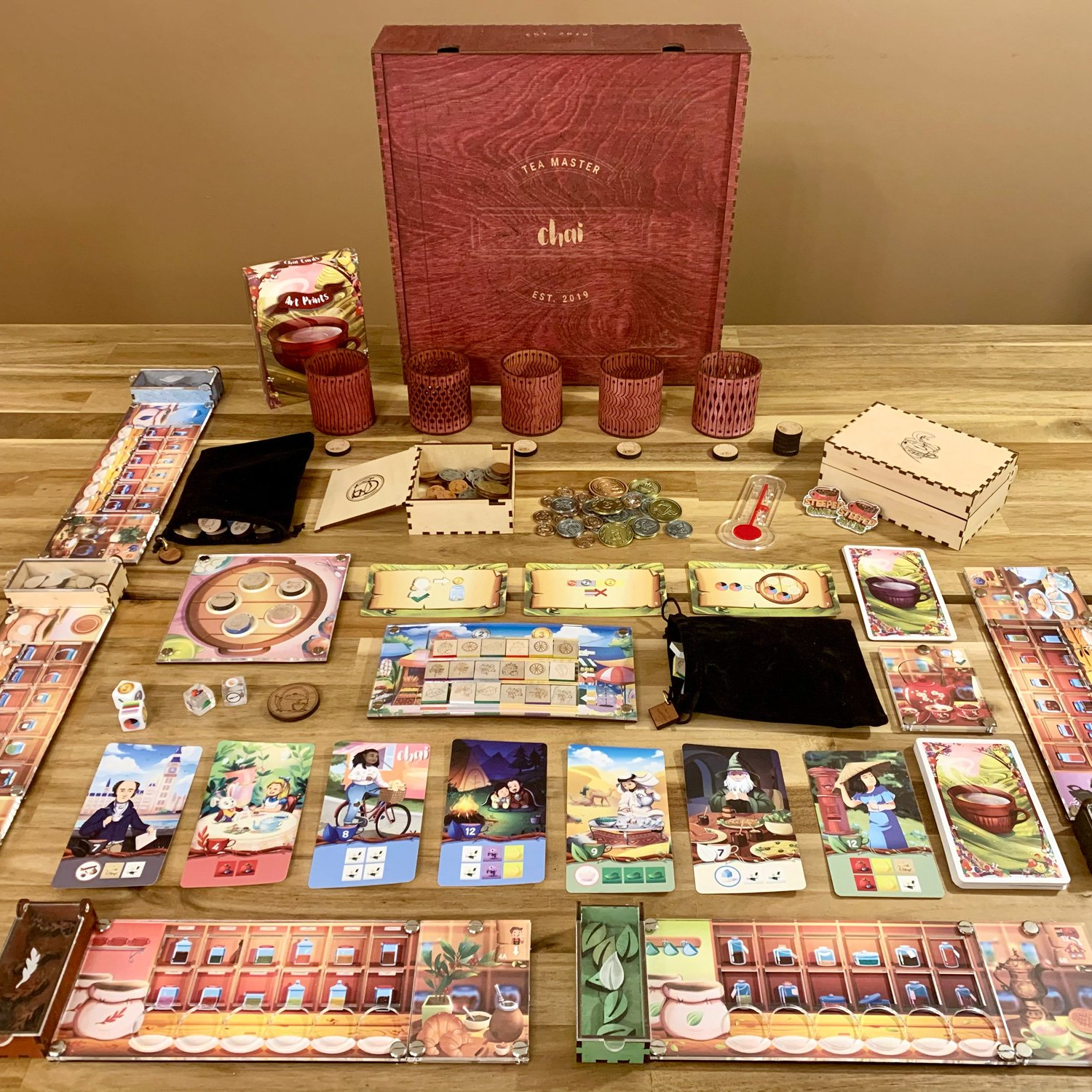 Chai Tea for 2 & Dice Trays by Steeped Games Chai Tea Master