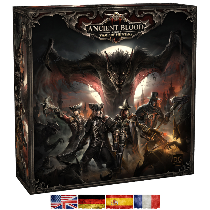 Ancient Blood - The Order of Vampire Hunters by Dark Gate Games - Ancient  Blood Core Box - Gamefound