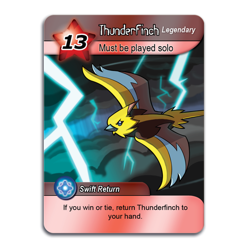Faction Fighters: 2-Player Card Game by Thunder Finch Games - Thunder Finch  Promo Card - Gamefound