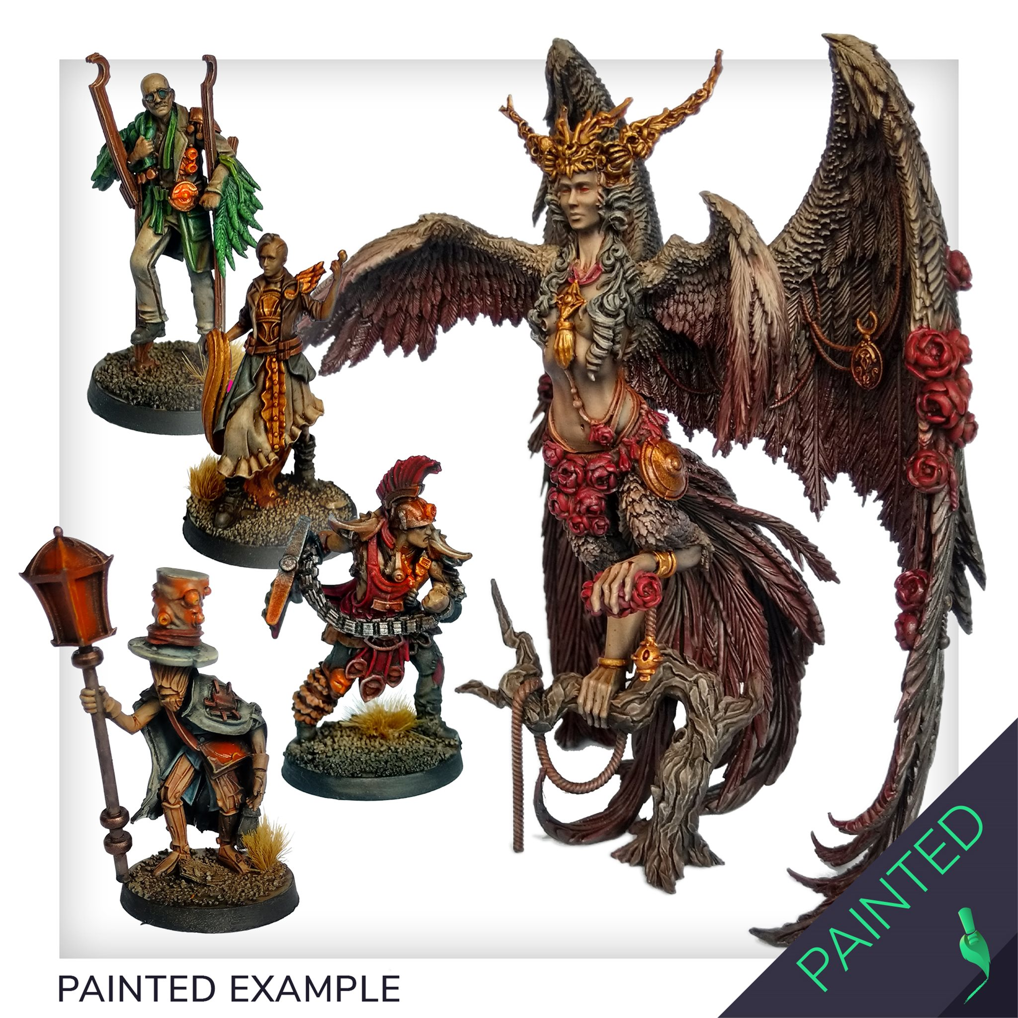 Etherfields Board Game by Awaken Realms Dream God pledge painted old