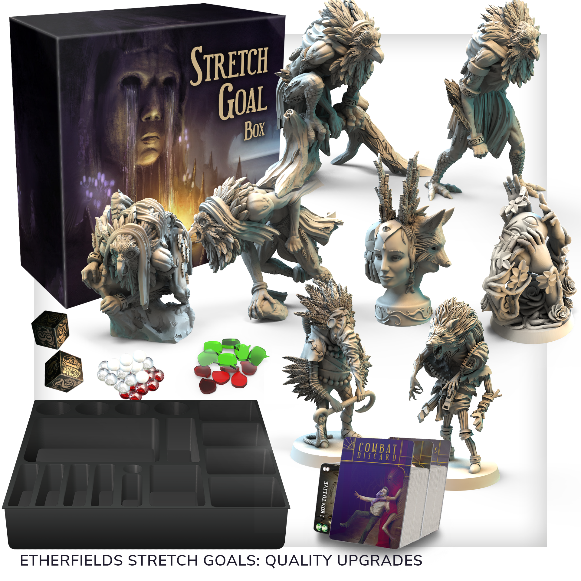 Etherfields Board Game by Awaken Realms Stretch goals Gamefound