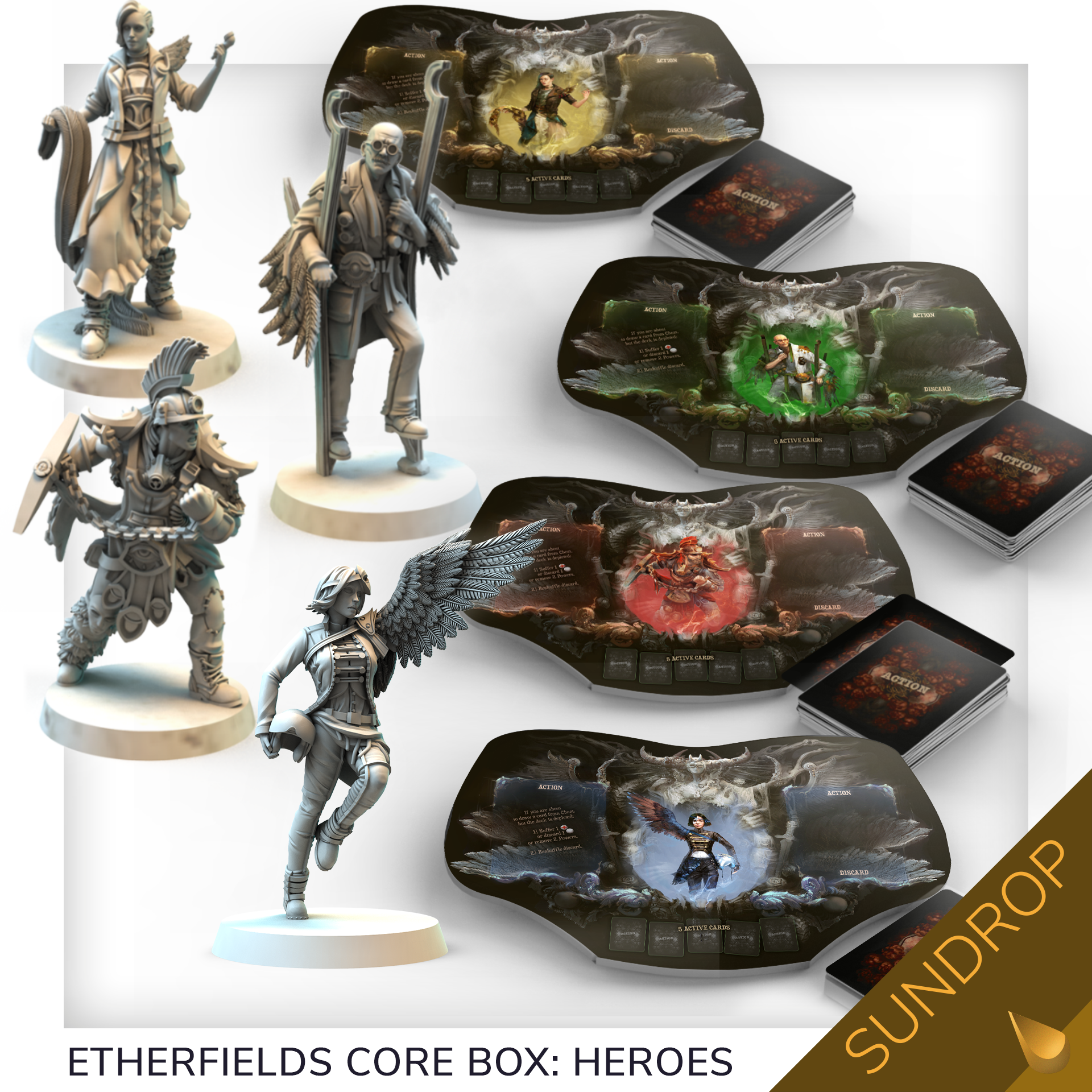 Etherfields Board Game by Awaken Realms - Artbook - Gamefound