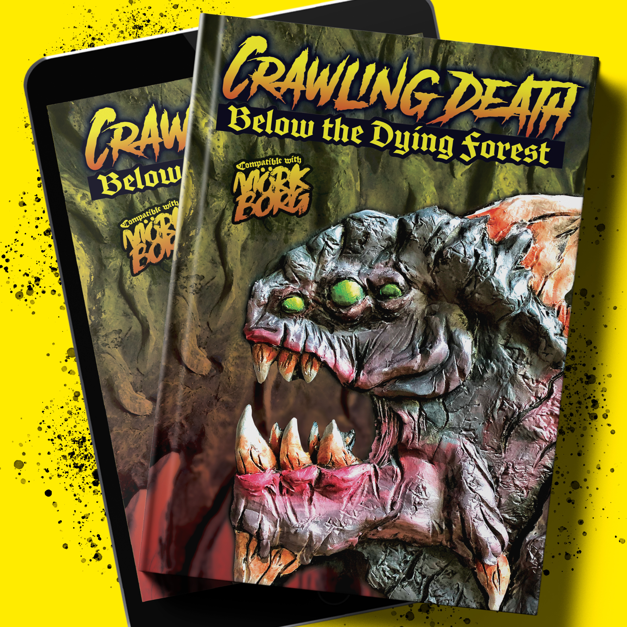 Crawling Death Below the Dying Forest, a third-party Mörk Borg