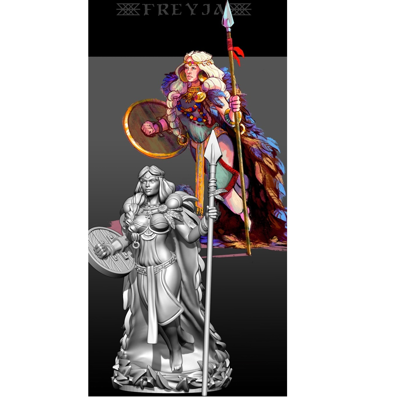 Mythos Villains by Kazrak Studio - Freyja - Gamefound