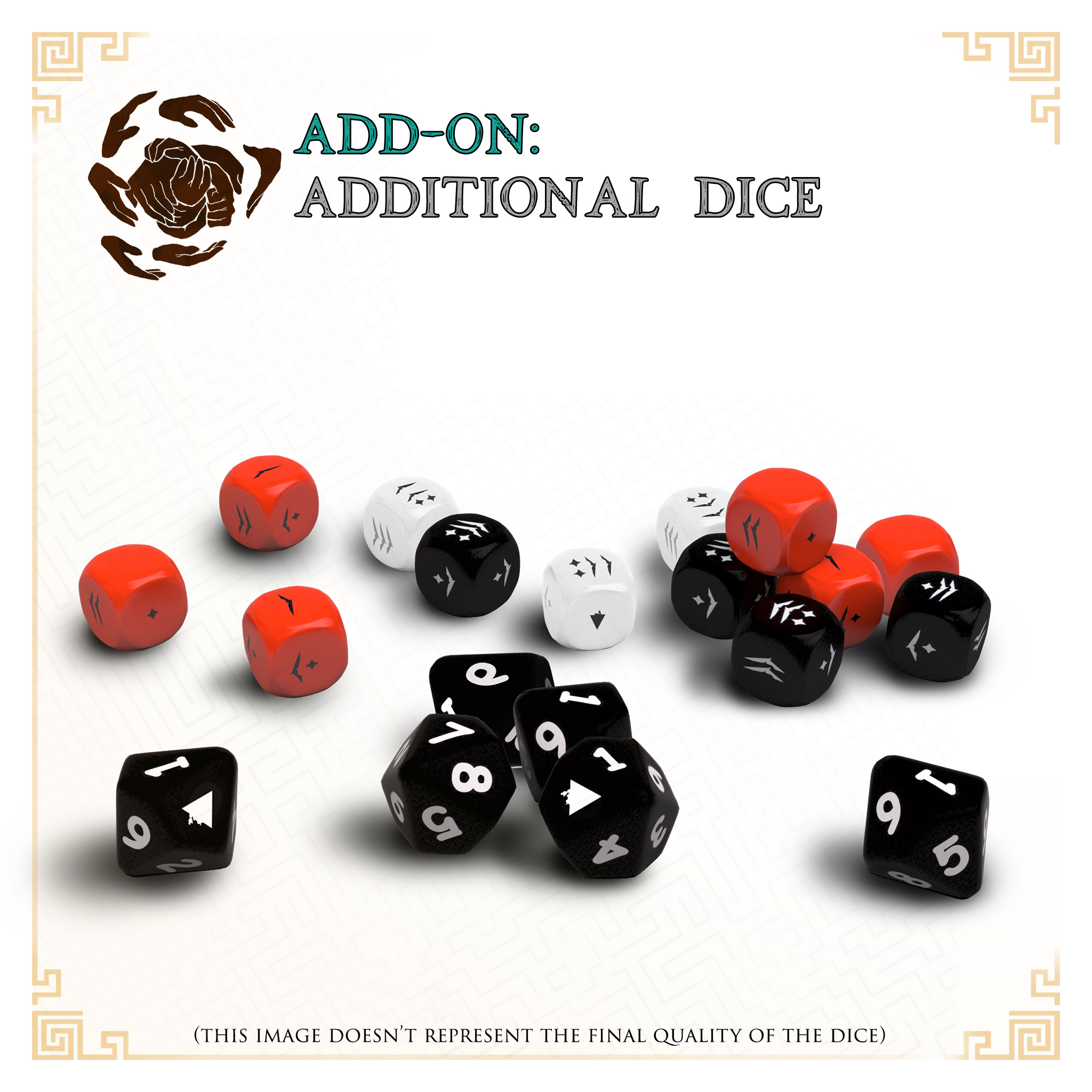Aeon Trespass Odyssey by Into the Unknown Studio Dice Set Gamefound