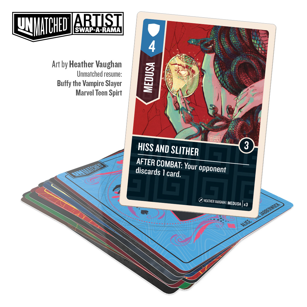 Unmatched: Storage and Accessories by Restoration Games - Promo Card Pack  (15 alternate art cards) - Gamefound