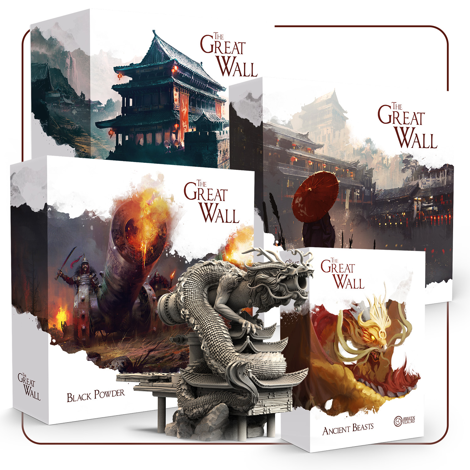 The Great Wall Reprint by Awaken Realms - Gameplay Bundle + Iron Dragon -  Gamefound