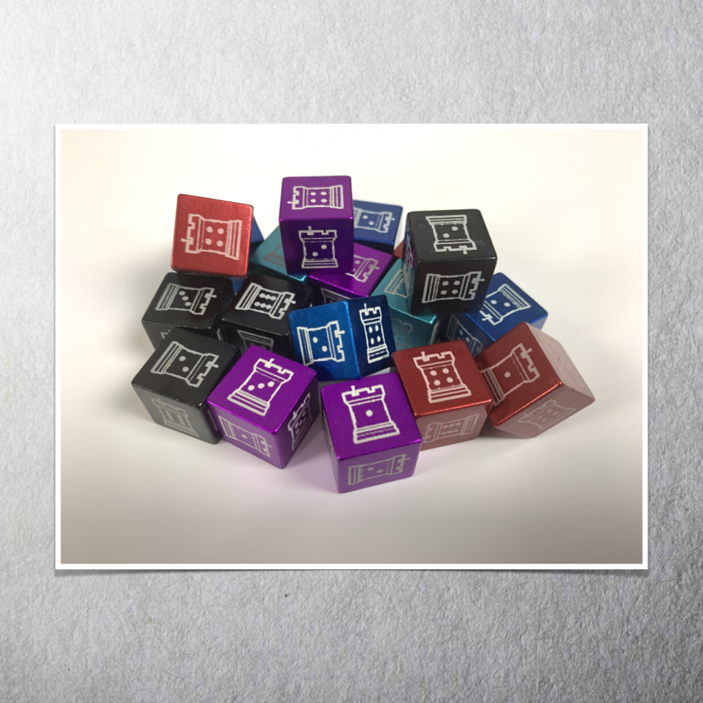 Dice Tower 2022 by The Dice Tower Metal Dice Gamefound