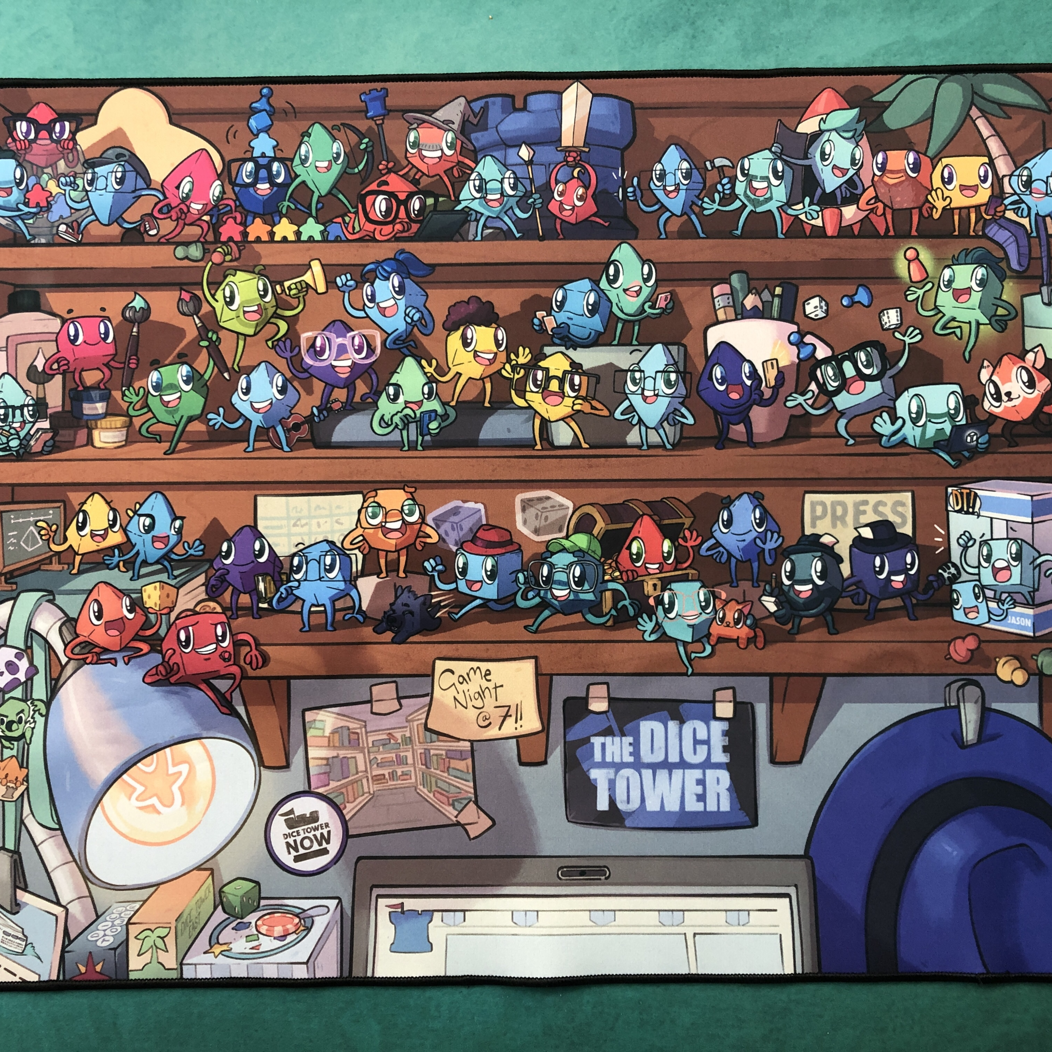 Dice Tower 2022 by The Dice Tower Premium Playmat (2021) Gamefound