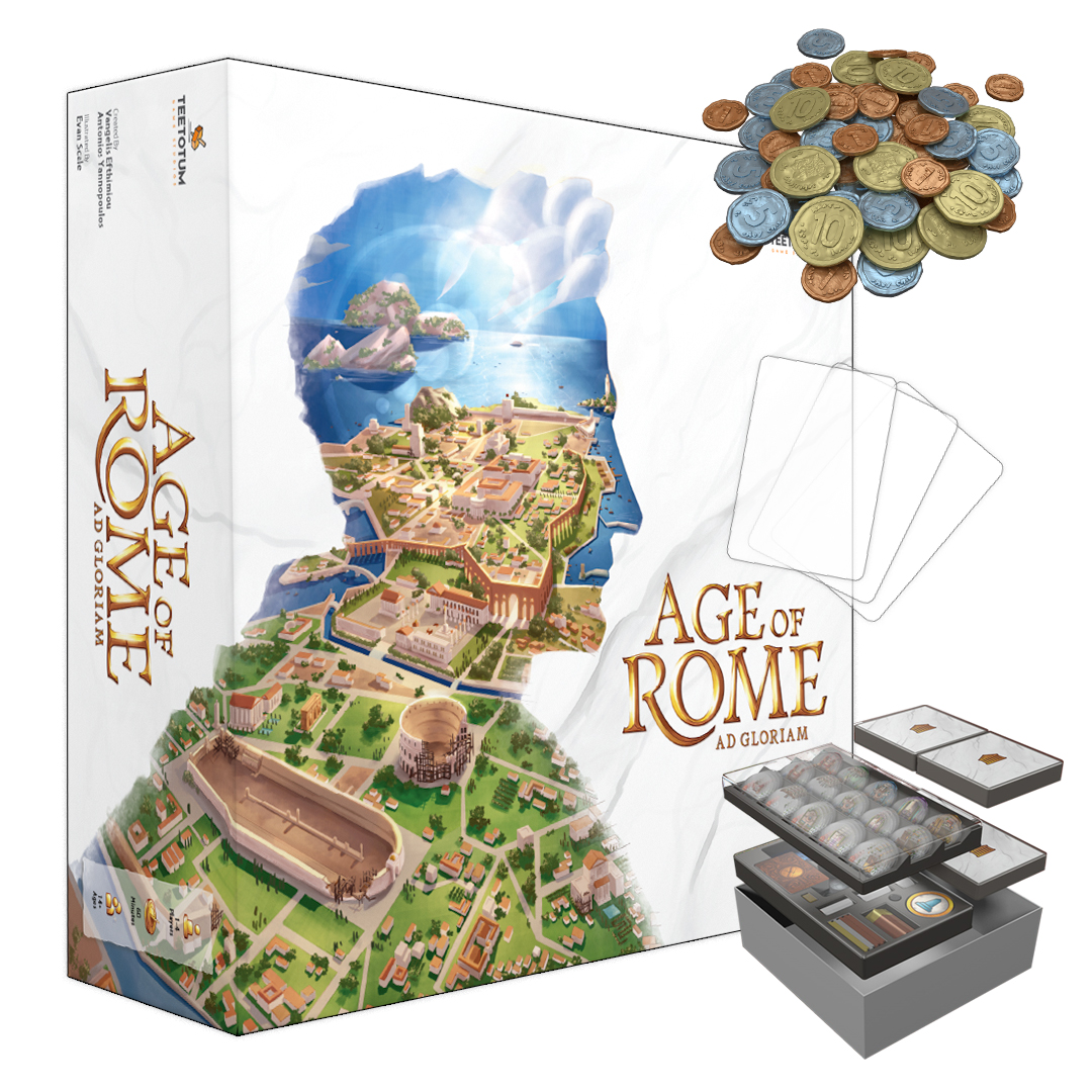 Age of Rome by Teetotum Game Studios - Emperor - Gamefound