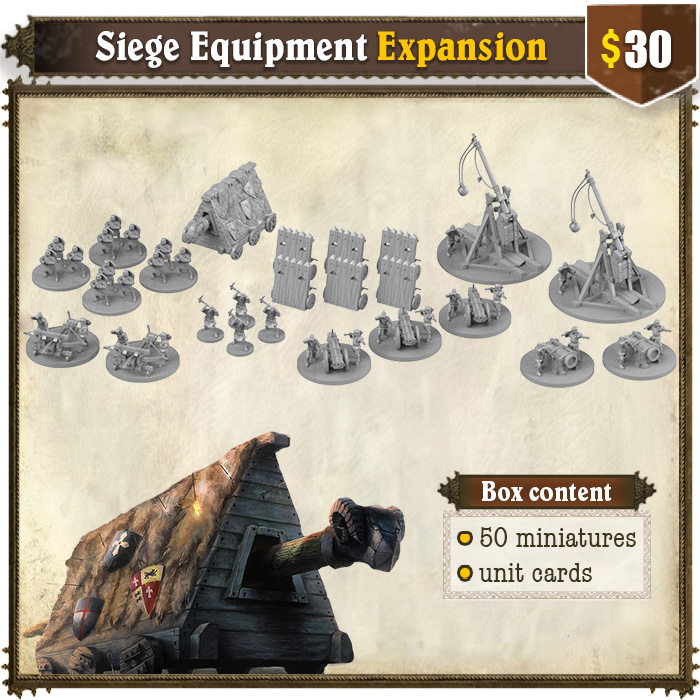 Eng Sofort Lieferbar Siege Equipment Add-On Time of Legends: Joan of Arc