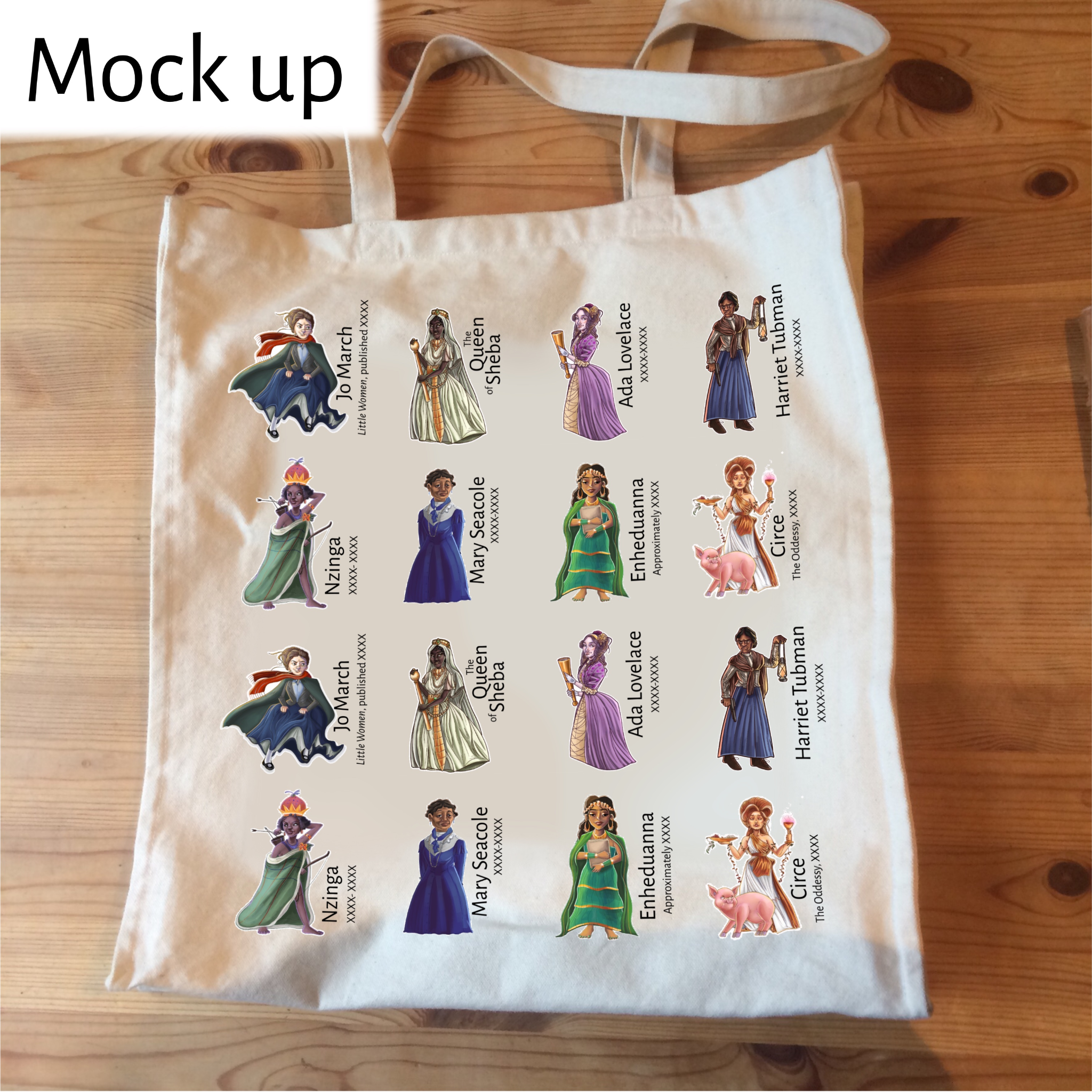 Beauty and Beast Book Tote Bag