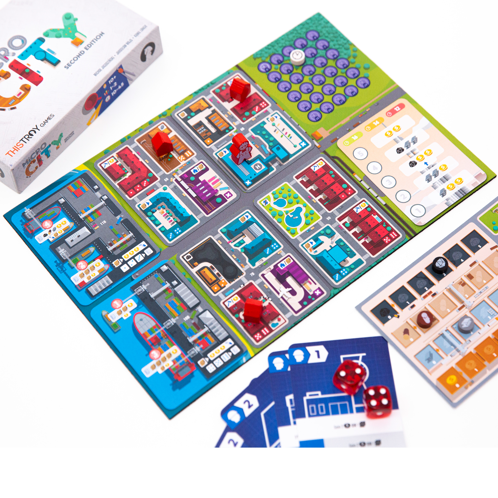 Micro Cosmos by Thistroy Games - Micro CITY game mat - Gamefound