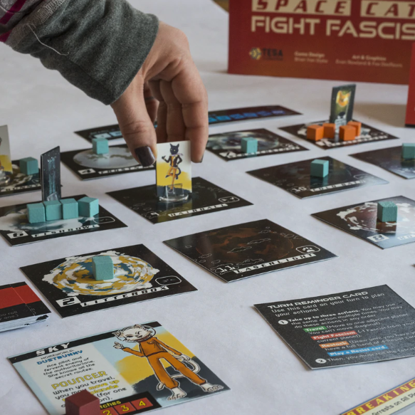 STRIKE! The Game of Worker Rebellion by The TESA Collective - Space Cats  Fight Fascism - Gamefound