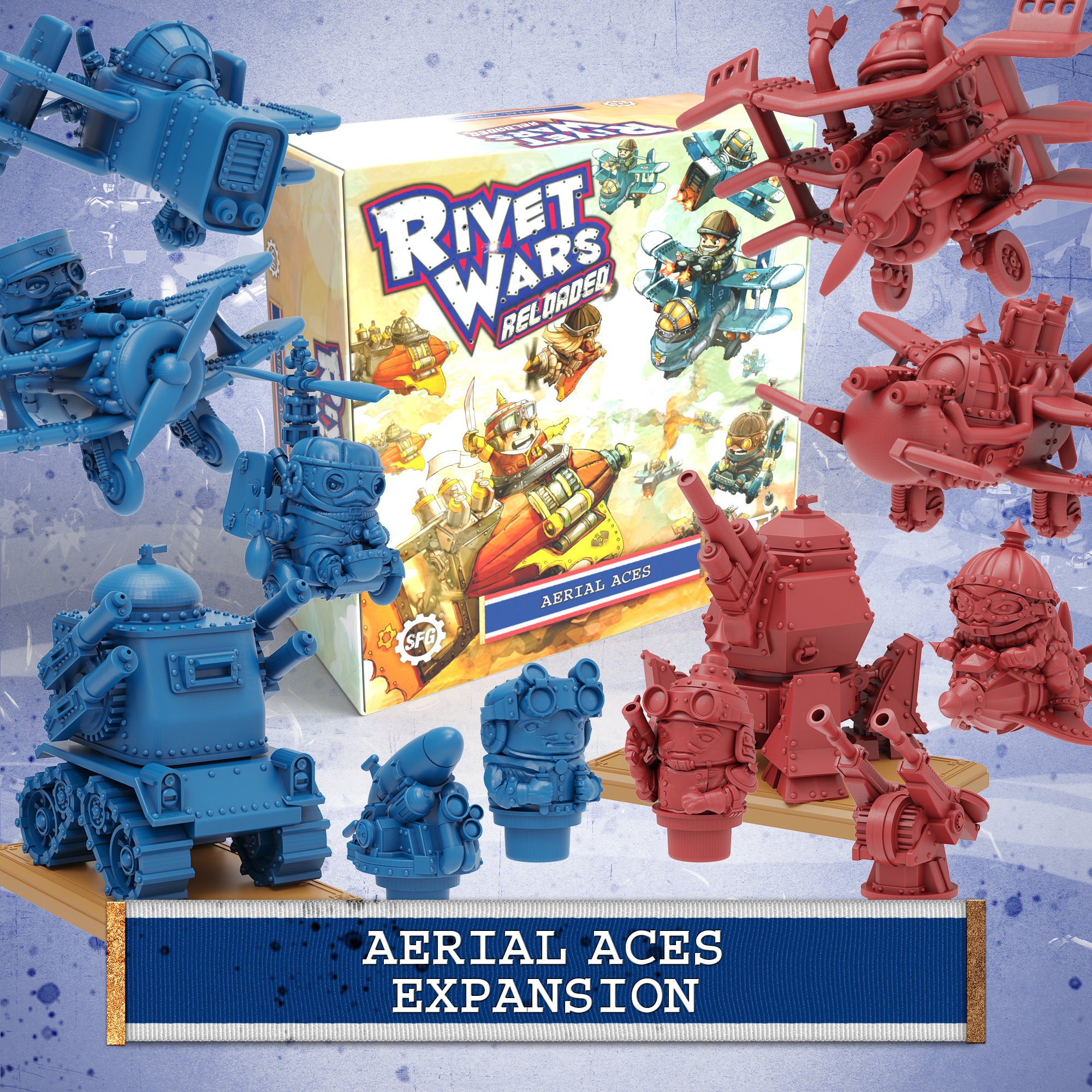 Rivet Wars Reloaded by Games Aerial Aces expansions