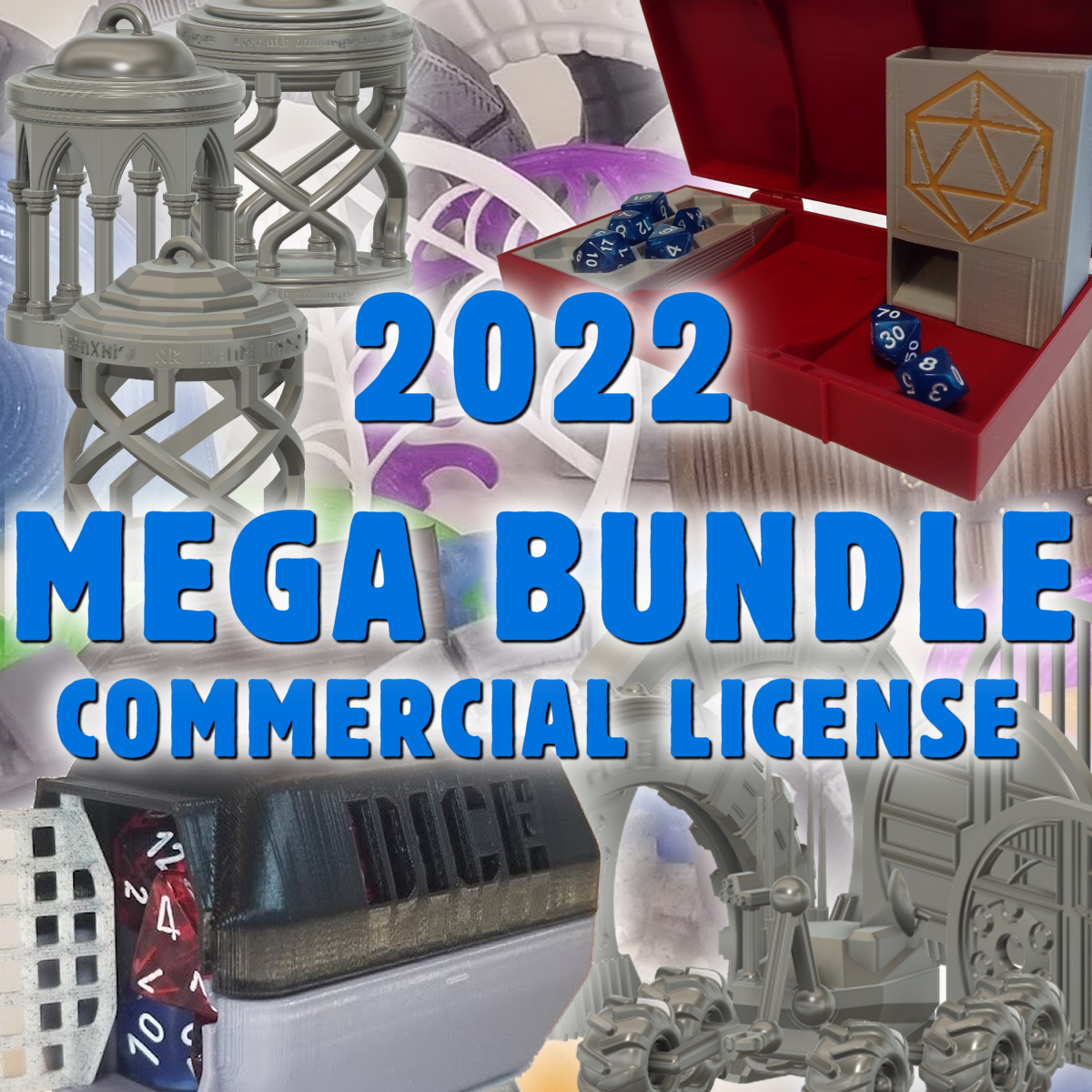 Tech Arches for TTRPGs, Dioramas and other Display by Plastic Dungeon - STL  Mega Bundle Commercial Use - Gamefound